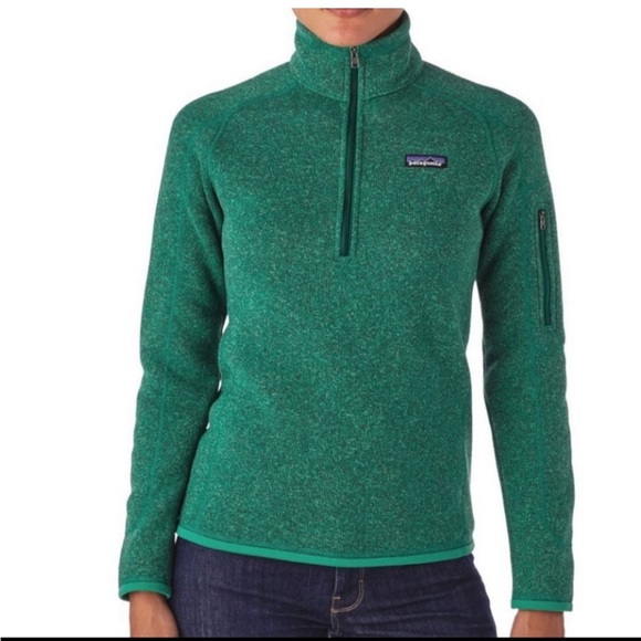 Patagonia Jackets & Blazers - Patagonia Better Sweater Green 1/4 Zip long sleeve size L